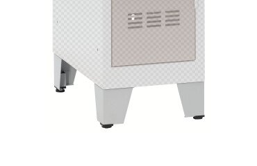 Set mit 4 Füßchen für Kleiderschränke