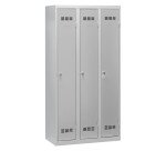 Vestiaire Color - 3 colonnes monobloc/industrie propre