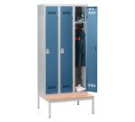 Vestiaire colonne Color monobloc industrie propre