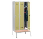 Garderobe-Säule Farbe Monoblock sauber Industrie