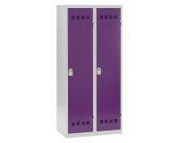 Vestiaire Color - 2 colonnes monobloc/industrie salissante