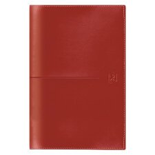 Agenda Oxford Voyage Wire'O spirale semainier rouge - année 2025 - 10 x 15 cm