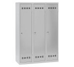 Vestiaire Color - 3 colonnes monobloc/industrie salissante