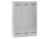 Vestiaire Color - 3 colonnes monobloc/industrie salissante