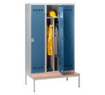 Vestiaire colonne Color monobloc industrie salissante