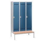 Vestiaire colonne Color monobloc industrie salissante