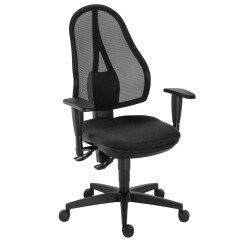 Chaise de bureau avec accoudoirs réglables 3D contact permanent Open Point