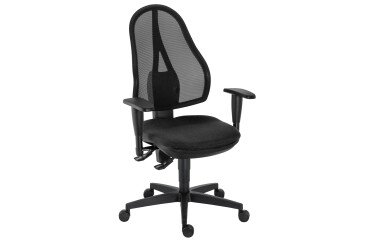 Silla de oficina Holly contacto permanente con reposabrazos 3D