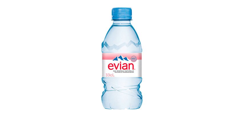 Eau minérale Evian 33 cl - 24 bouteilles