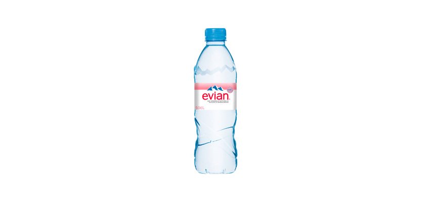 Eau minérale Evian 50 cl - 24 bouteilles