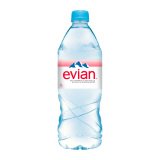 Mineralwasser Evian Flasche 1 l - Pack von 12