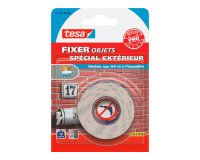 Ruban adhésif Tesa double-face spécial extérieur - Largeur 19 mm x longueur 1,5 m