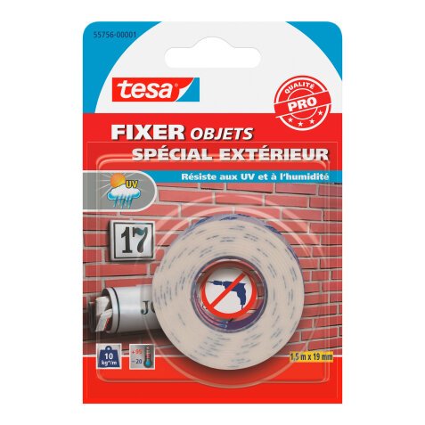 Adhesive tape Tesa double-face for exterior use - length 1,5 m 