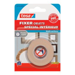 Adhesive tape Tesa double-face for interior use - length 1,5 m 