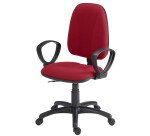 Chaise de bureau avec accoudoirs fixes Prestige Jupiter