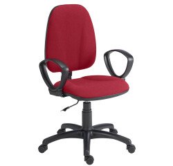 Chaise de bureau avec accoudoirs fixes Prestige Jupiter
