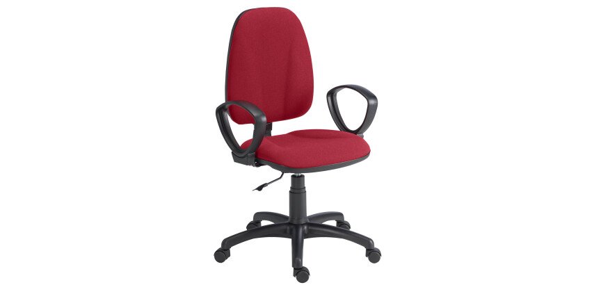 Chaise de bureau avec accoudoirs fixes Prestige Jupiter
