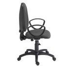 Chaise de bureau avec accoudoirs fixes Prestige Jupiter