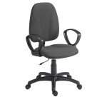 Chaise de bureau avec accoudoirs fixes Prestige Jupiter