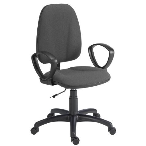 Chaise de bureau avec accoudoirs fixes Prestige Jupiter