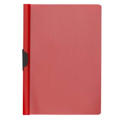 Cartelline con clip A4 Budget 30 fogli 25 pezzi rosso
