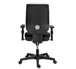 Chaise de bureau avec accoudoirs réglable 1D synchrone Tertio