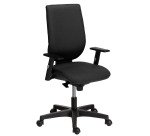 Chaise de bureau avec accoudoirs réglable 1D synchrone Tertio