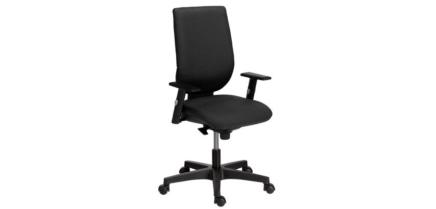 Chaise de bureau avec accoudoirs réglable 1D synchrone Tertio