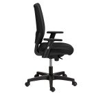 Chaise de bureau avec accoudoirs réglable 1D synchrone Tertio
