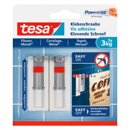 Adhesive screw Tesa for tiles