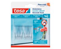 Selbstklebende Haken Tesa für Glas und durchsichtige Oberflächen 