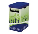 Carton de collecte pour le tri et le recyclage du papier - Fellowes - 69 L