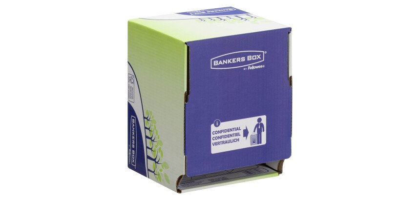 Papelera de reciclaje Bankers Box de Fellowes para sobremesa 16 L FastFold