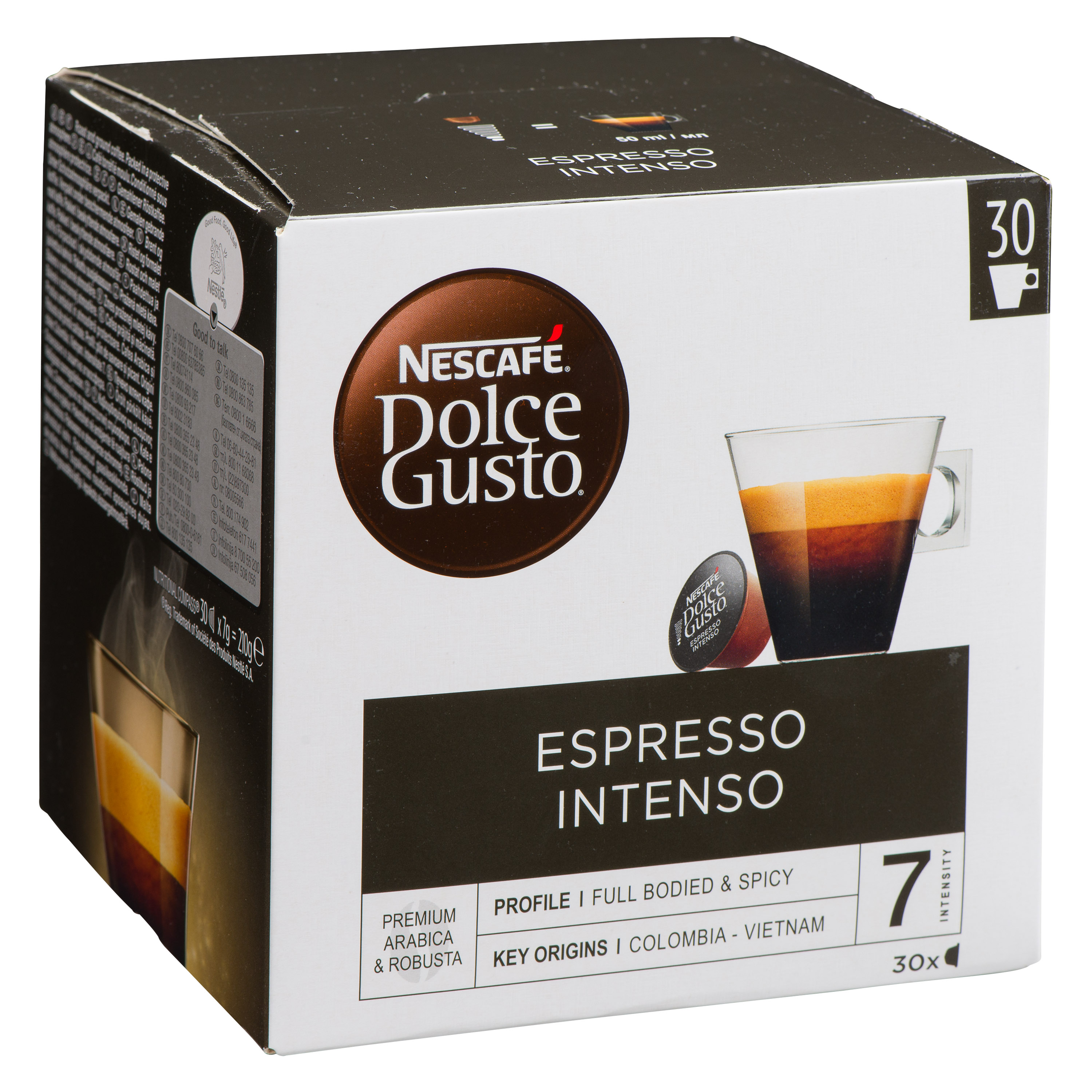 Café con leche descafeinado en cápsulas Nescafé Dolce Gusto 16 ud.