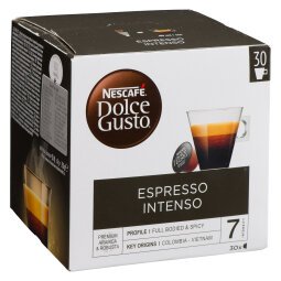 Café Nescafé Expresso Intenso Dolce Gusto - Caja de 30 dosis