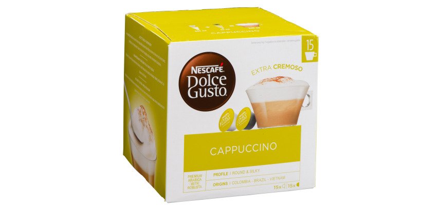 Capsules de café Nescafé Dolce Gusto Cappuccino - Boîte de 15 + 15