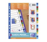Intercalaire alphabétique multicolore A4+ Elba plastique 20 onglets - 1 jeu