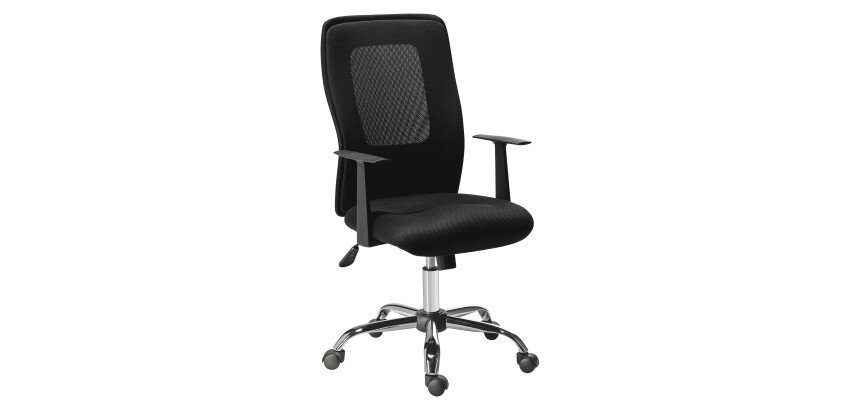 Chaise de bureau assise tissu, dossier maille Net Mesh