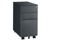 Cajonera metálica móvil 3 cajones - An. 30 cm Bruneau