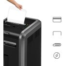 Destructeur Powershred 225Ci - Coupe croisée P-4 - 24 feuilles - Fellowes