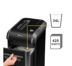 Destructeur Powershred 99Ci - Coupe croisée P-4 - 18 feuilles - Fellowes