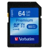 Speicherkarte SDXC Verbatim 64 GB - Klasse 10