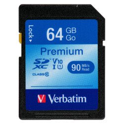 SDXC Verbatim 64GB Memory Card - Class 10