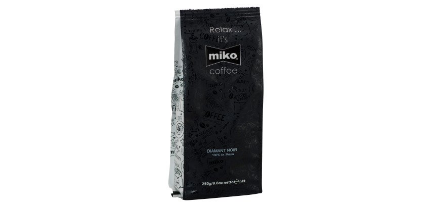 Café moulu Miko Diamant Noir - Paquet de 250 g