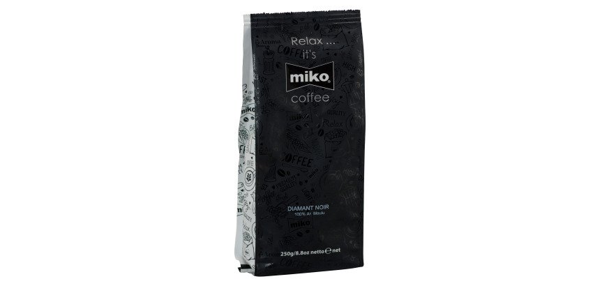 Café moulu Diamant Noir Miko - Paquet de 250 g