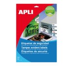 Etiquette ultra résistante laser 45,7 x 21,2 mm Apli - blanche - Pochette de 480