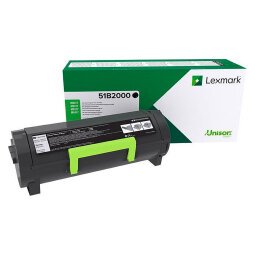 Toner Lexmark 51B2000 zwart voor laserprinter