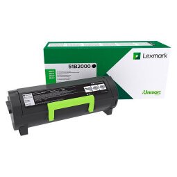 Toner Lexmark 51B2000 schwarz für Laserdrucker 