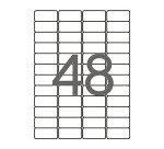 Etiquette ultra résistante laser 45,7 x 21,2 mm Apli - blanche - Pochette de 480