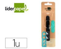 Rotulador liderpapel ecouse detector de billetes falsos cuerpo plástico 100% reciclado